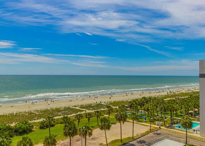 Ocean View Double Suite! Sleeps 4 Meridian Plaza 705 Myrtle Beach